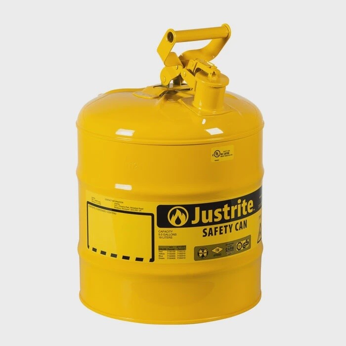 JUSTRITE Metal Safety Gas Can