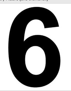 Die Cut Vinyl Number