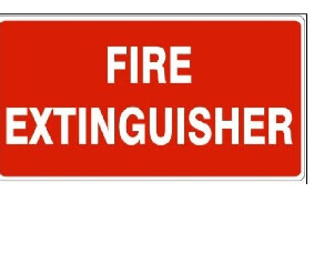 Fire Extinguisher, Color: AV, Size: 6.5x14
