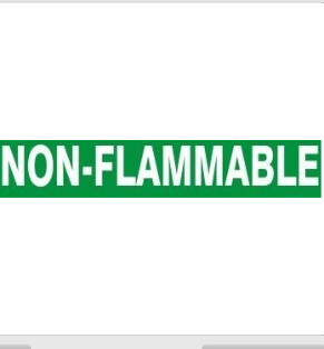 Non-Flammable 2.25&#39;&#39;x9&#39;&#39; Vinyl, Color: AV, Size: 2.25&quot;x9&#39;&#39;