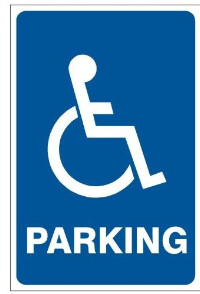 Handicapped Parking, Size: 18x12