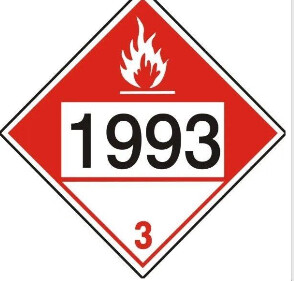 DOT Placard Double Sided 1993/1203