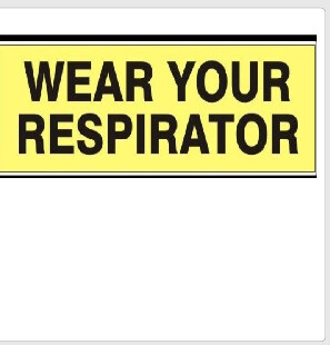 Wear Your Respirator - Decal