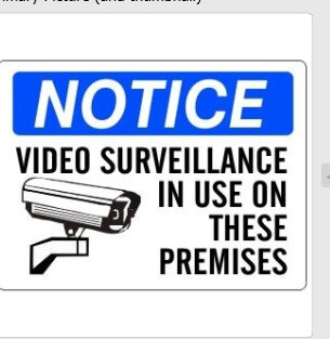 Notice Video Surveillance In Use