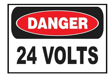 Danger 24 Volts