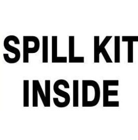 Spill Kit Inside, Color: Aluminum, Size: 7&quot;X10&quot;