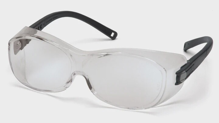 Pyramex OTS-DNR, Color of Lens/Frame: Clear/Black, Quantity: Single