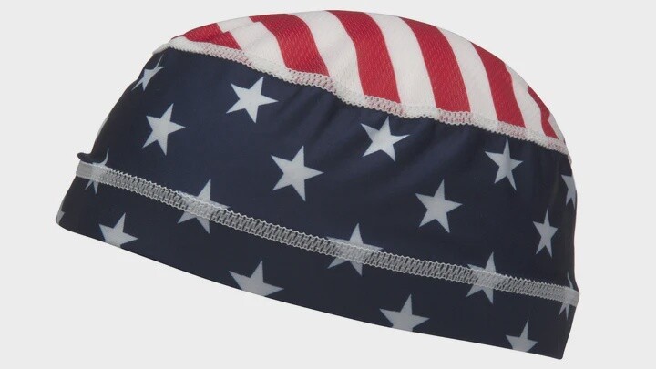 Pyramex Skull Cap Liner, Color: American Flag