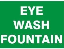 Eye Wash Fountain, Color: AV, Size: 10x7