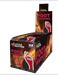 Little Hotties Foot Warmer, Color: Pack: 20, Size: M/L, Category: Warmers