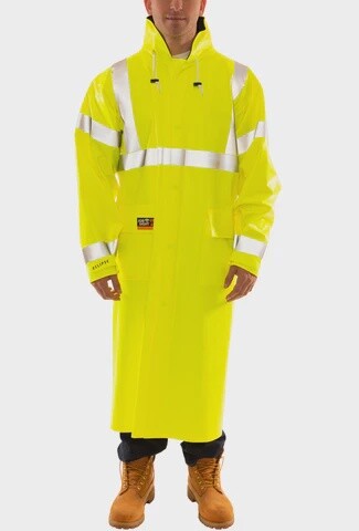 Tingley Eclipse Arc Flame FR Trench Coat, Size: XL