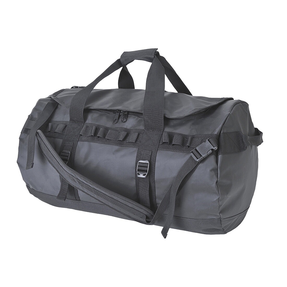 Waterproof Holdall 70L Backpack/Duffle Bag, Color: Black