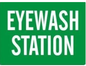 EYE WASH STATION, Color: AV, Size: 10 x 14