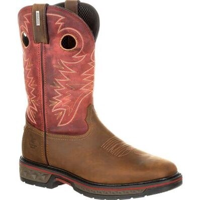 Georgia Boot Men&#39;s Alloy Toe Carbo-Tec Waterproof Work Boot