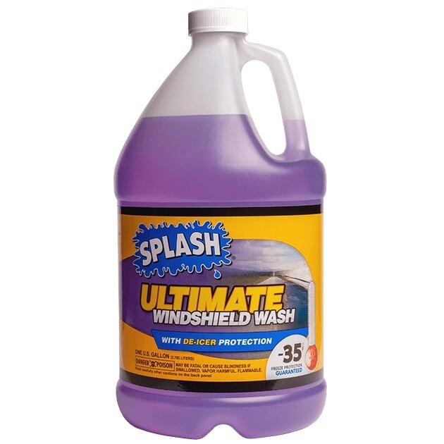 Splash Ultimate Windshield Washer Fluid -35F, Size: 1 Gallon, Category: Washer Fluid