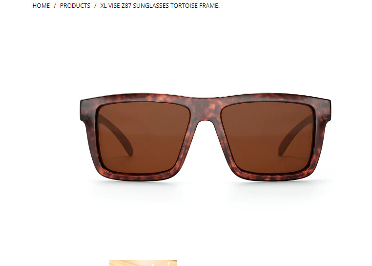 Heat Wave XL Vise Tortoise Polarized, Color: Brown/pol, Size: XL