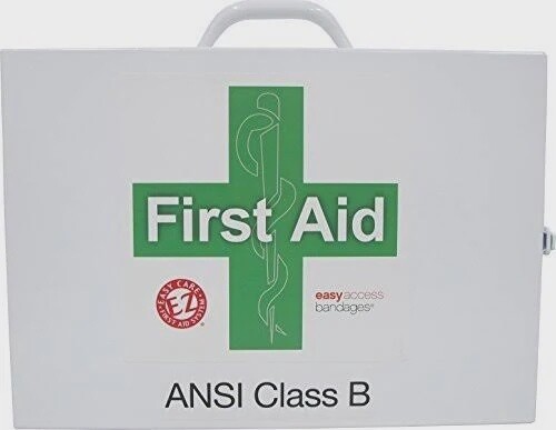 Easy Care 2 Shelf Class B Metal First Aid Kit, Size: 2 shelf