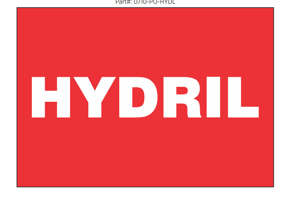 HYDRIL, Color/Material: AV, Size: 7&quot;X10&quot;