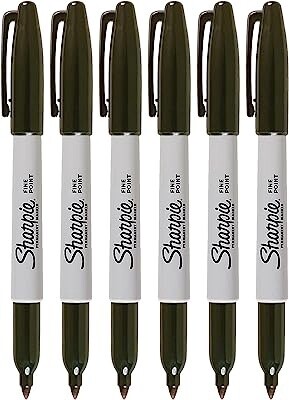 Sharpie Permanent Fine Point Marker, Color: Black, Size: Fine Point