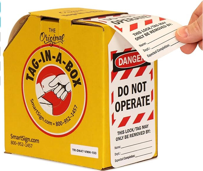 Danger Do Not Operate 2side 100