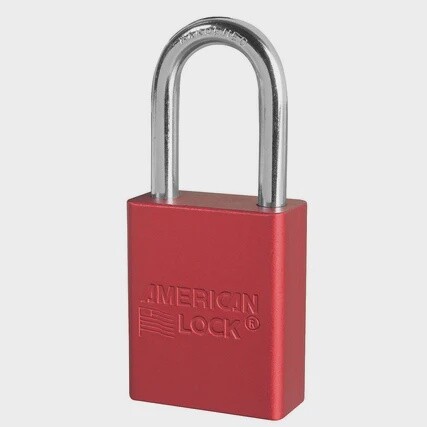 American Lock Padlocks, Color: Red, Size: Pack of 48/Keyed Alike, Size/Model#: 1-1/2&quot;: A1106
