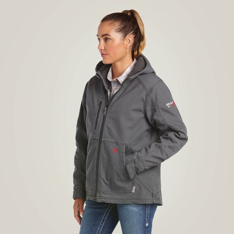 Ariat Women&#39;s FR  DuraLight Stretch Canvas Jacket, Size: XS