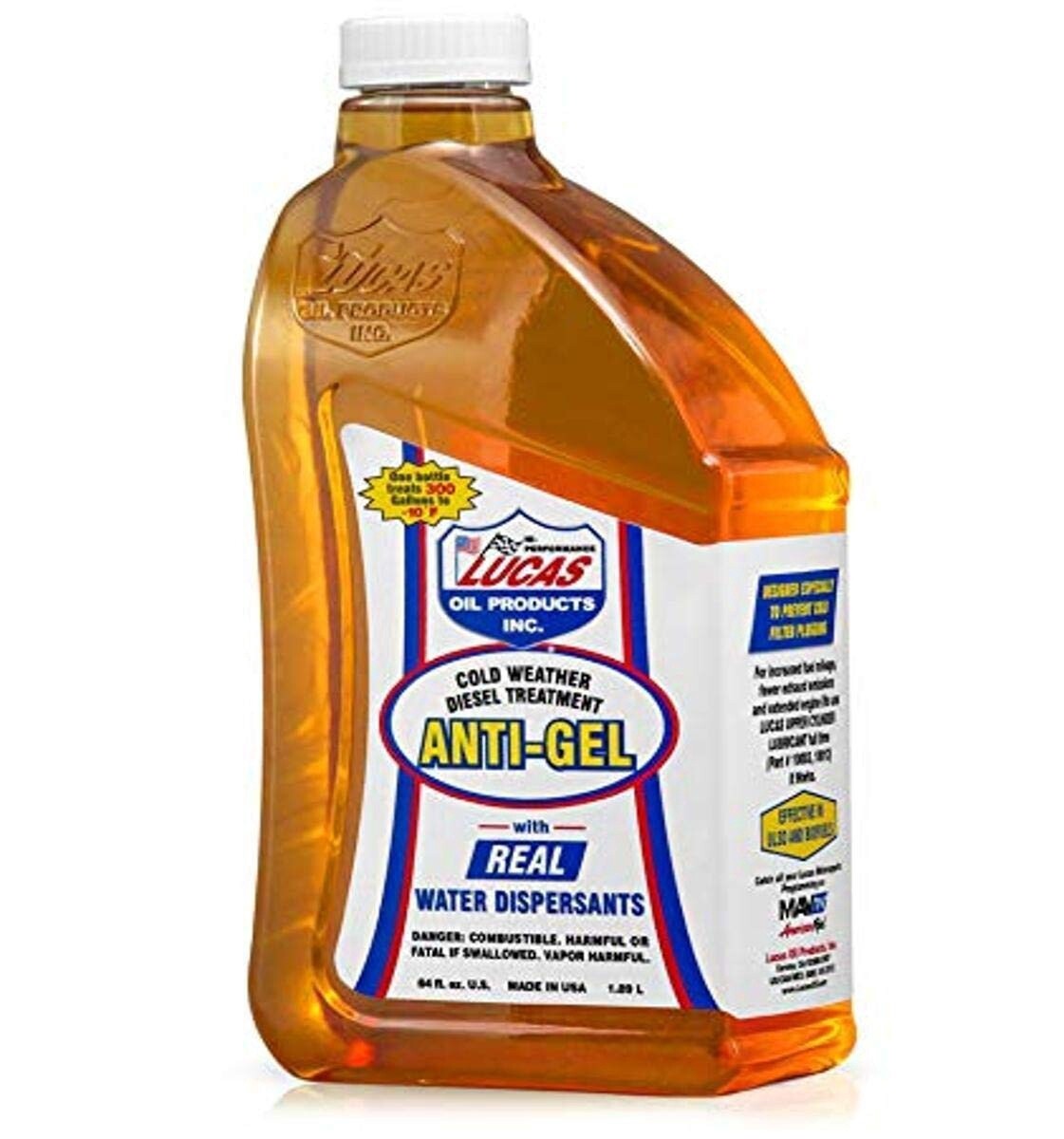 Lucas Diesel Anti-Gel Cold Weather Treatment, Size: 64oz: 2 Quarts, Category: Diesel Additives