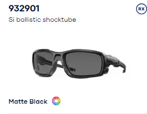 Oakley Standard Issue (SI) Ballistic Shocktube Sunglasses, Color: Grey / Black Polarized