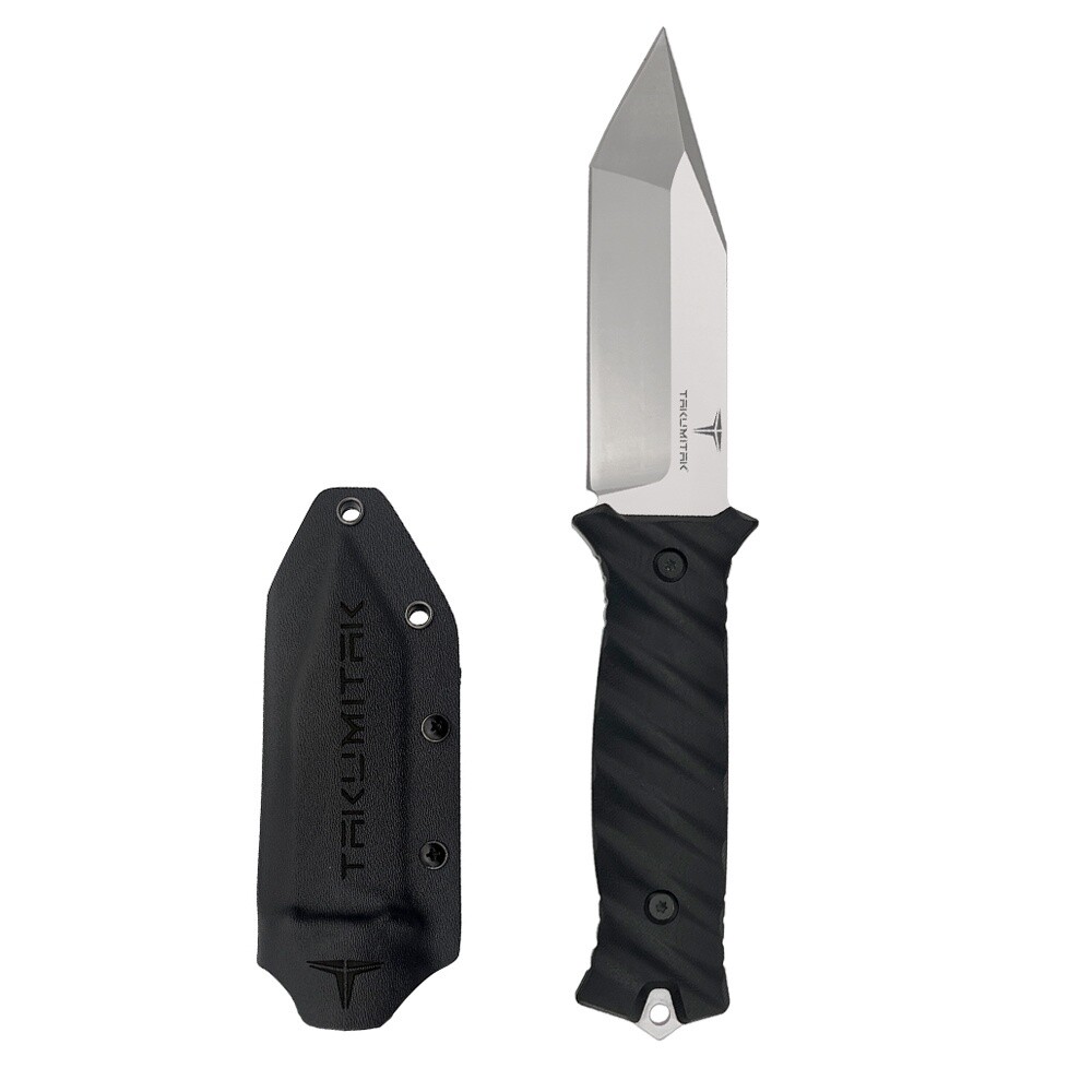 Takumitak 9.5&quot; Fixed Blade Knife, Model: Fulcrum, Color/Length: Silver