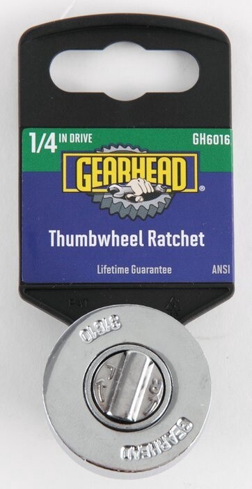 Gearhead Thumbwheel Ratchet