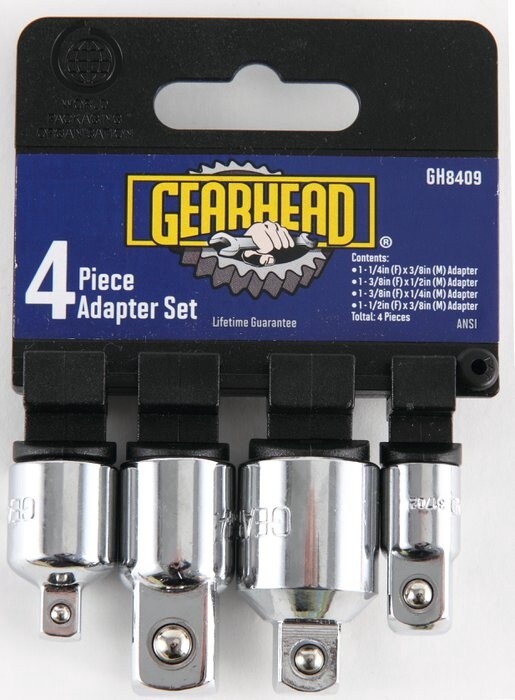 Gearhead 4 Piece Adapter Set