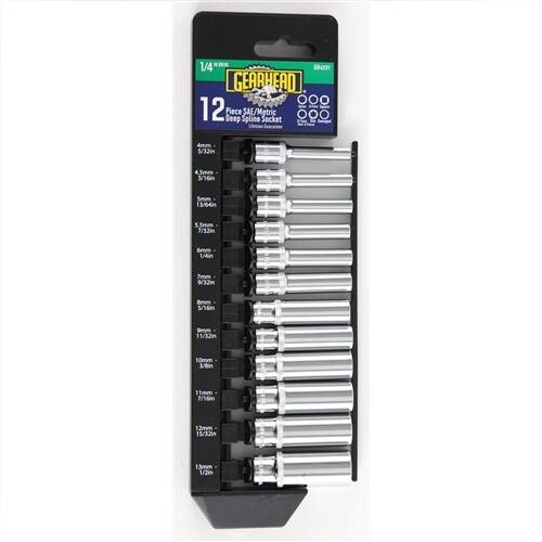 Gearhead Spline Socket Set