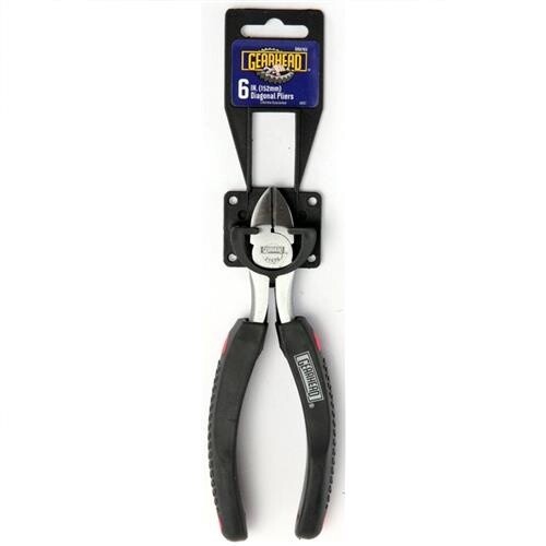 Gearhead Diagonal Pliers, Size: 6&quot;, Category: Pliers and Cutters