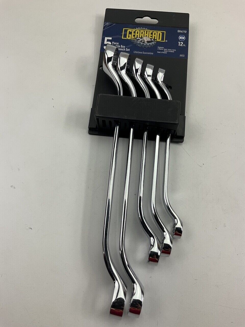 Gearhead 5 Piece Off Set Wrench Set, Model: Metric, Category: Hand Tools