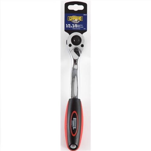 Gearhead Dual Drive Ratchet Handle, Drive: 1/2&quot; &amp; 3/8&quot;, Category: Ratchet and Sockets