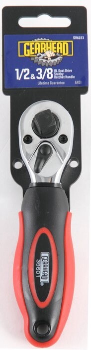 Gearhead Dual Drive Stubby Ratchet Handle