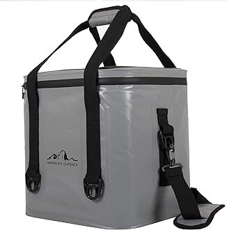 American Outback Soft Side Cooler, Color: Grey, Size: 20 Liter
