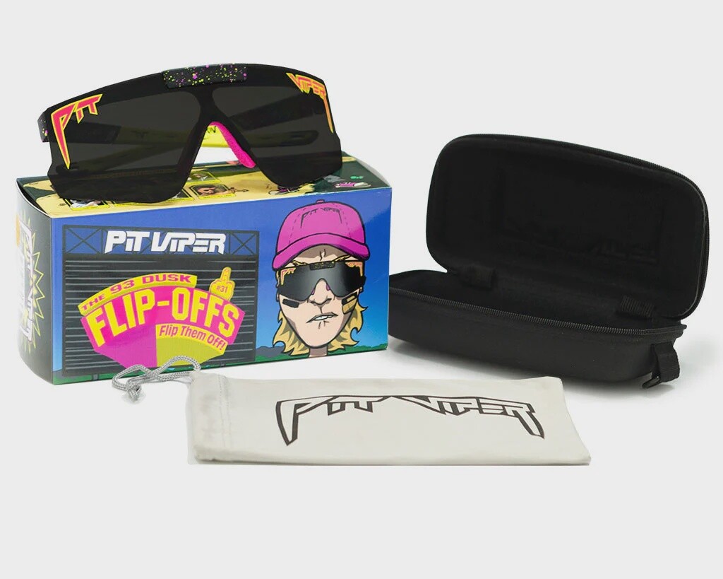 Pit Viper The 93 Dusk Flip-Offs / Smoke Lens, Color: Pit Viper The 93 Dusk Flip-Offs / Smoke Lens
