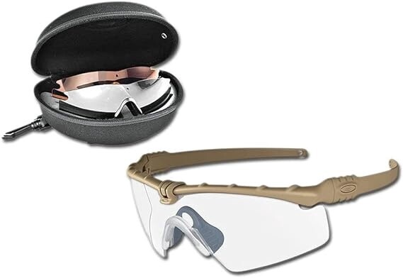 Oakley Standard Issue (SI) Ballistic M Frame 3.0 Strike / Desert Frame / Grey Lens, Color: Oakley SI M Frame 3.0 Standard Issue (SI) Ballisti