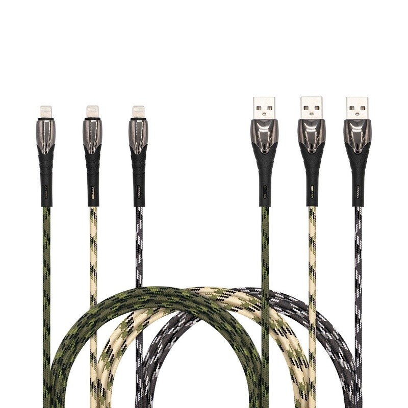 Tough Connect 10&#39; Premium Camo Braided Charger Cable