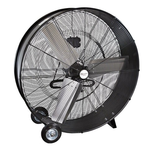Comfort Zone 36&quot; 2-Speed Industrial Drum Fan