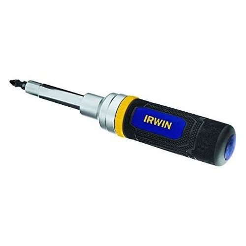 Irwin 8-IN-1 Ratcheting Screwdriver, Quantity: Single, Category: Bits and Drivers