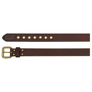 Chippewa Men&#39;s Genuine Leather Belt, Model: Textured Leather, Old English Brass Buckle &amp; Eyele, Size: 32