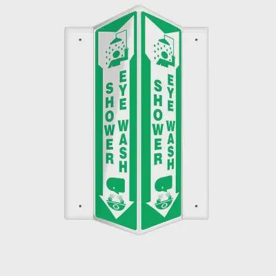 SHOWER EYEWASH 3D SIGN
