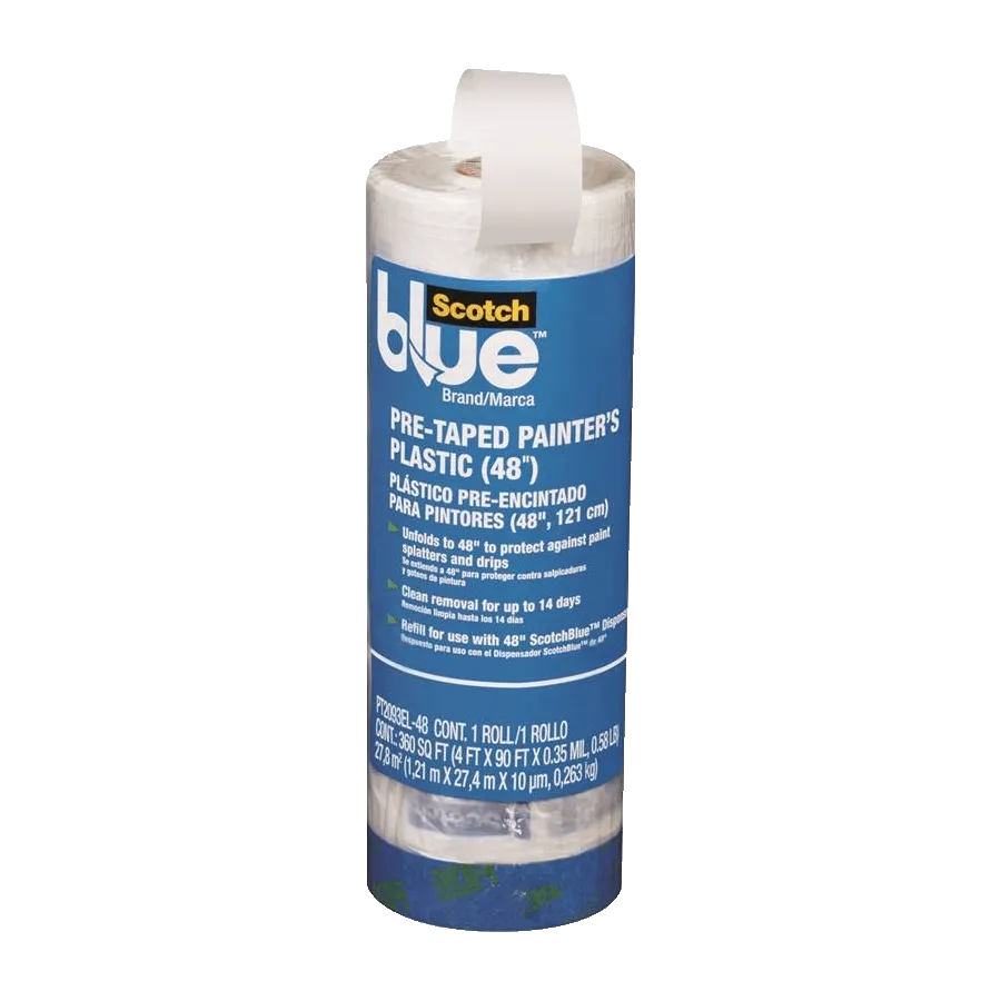 Scotch Painter&#39;s Plastic, Size: 9 x 400&#39;