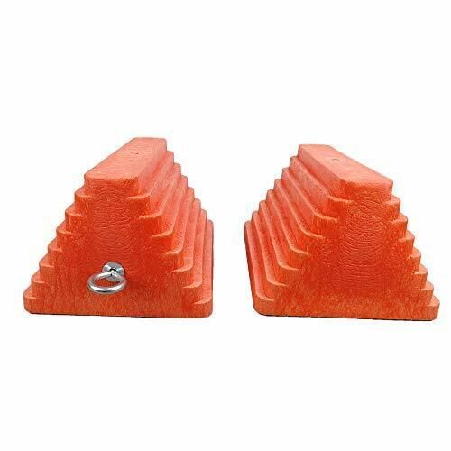 Wheel Chock 2 Pack Orange, Color: Orange