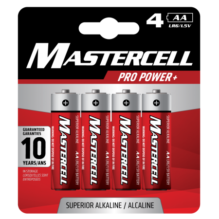 Dorcy Mastercell  Battery, Material: Alkaline, Quantity: 4 Pack, Size: AA