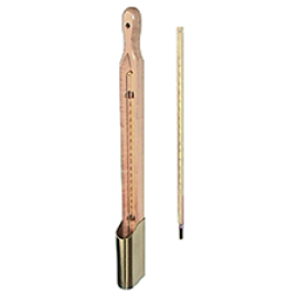Woodback Cup Case Tank Thermometer