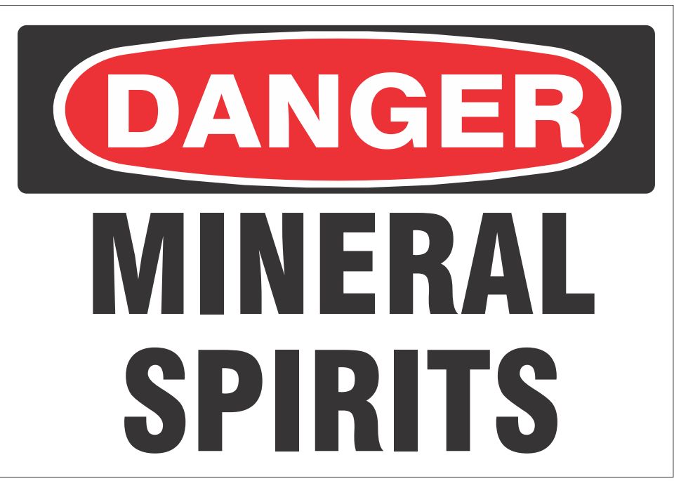 Danger Mineral Spirits, Color: AV, Size: 7x10