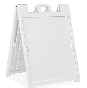 Plastic Sign Holder 36 x 24 Double Sided w/Tabs